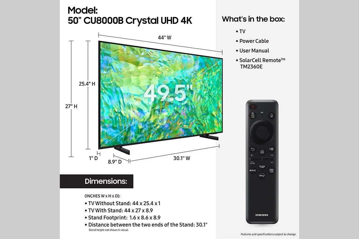 Restored  50" Class  Crystal  4K Smart   (Refurbished)