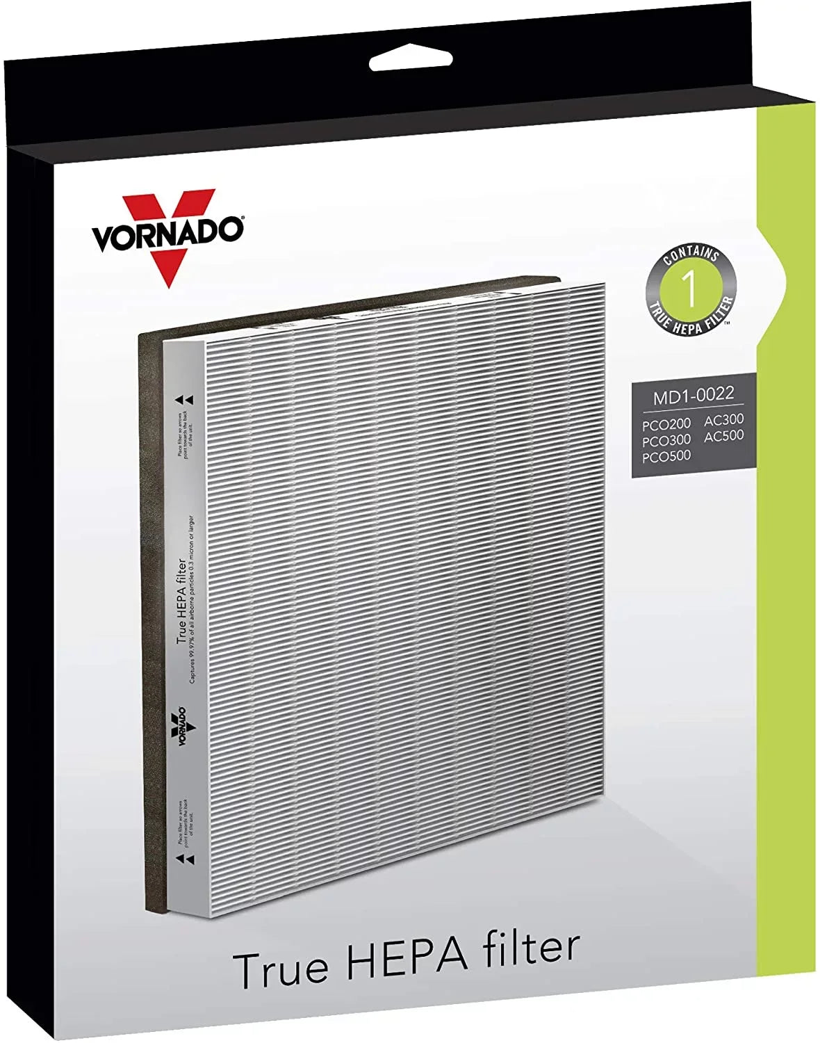 Vornado -0022 Air Purifier Filter, 1 Count (Pack of 1), Gray