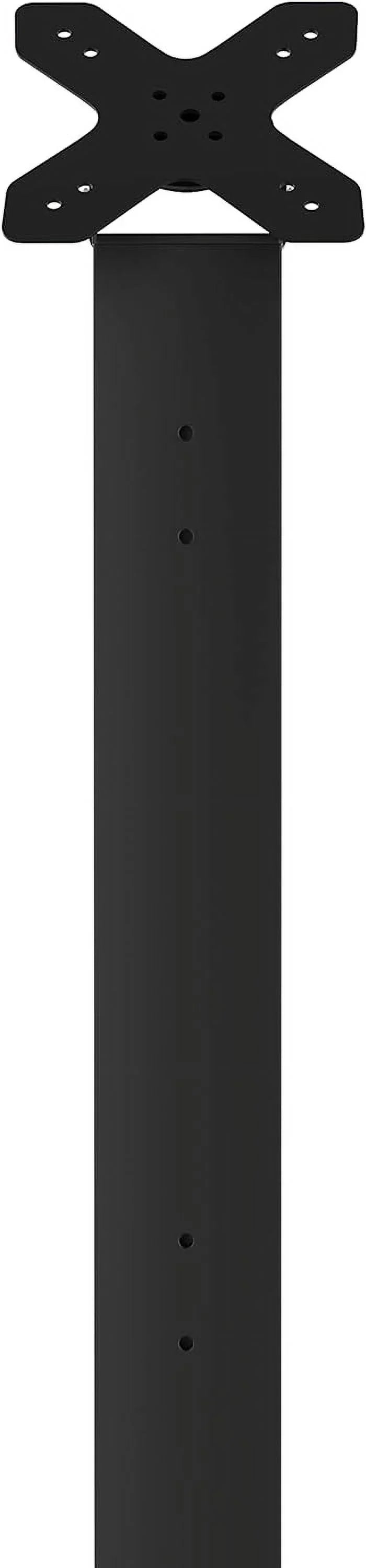'- Premium Thin Profile Floor Stand with  Plate and Base (Black)