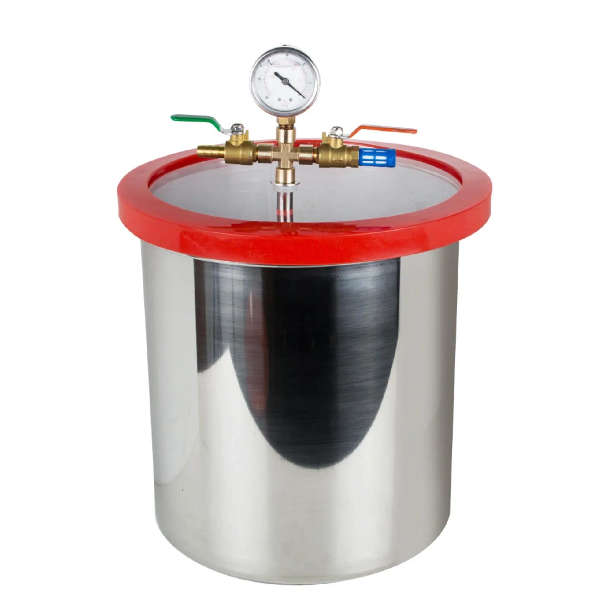 5 Gallon Vacuum Degassing Chamber Kit - Easily Remove Air Bubbles with Stainless Steel Silicone Machine and Powerful 3CFM Vacuum Pump
