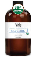 100% Organic Glycerin –  Certified - Perfect for  Beauty Products, Crafts, and Formulations – Derived From Coconut – Skin and Hair Moisturizer for Deep Hydration – 16 Fl Oz