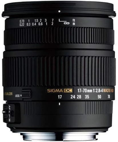 Sigma 17-70mm .8-4    Lens - Black