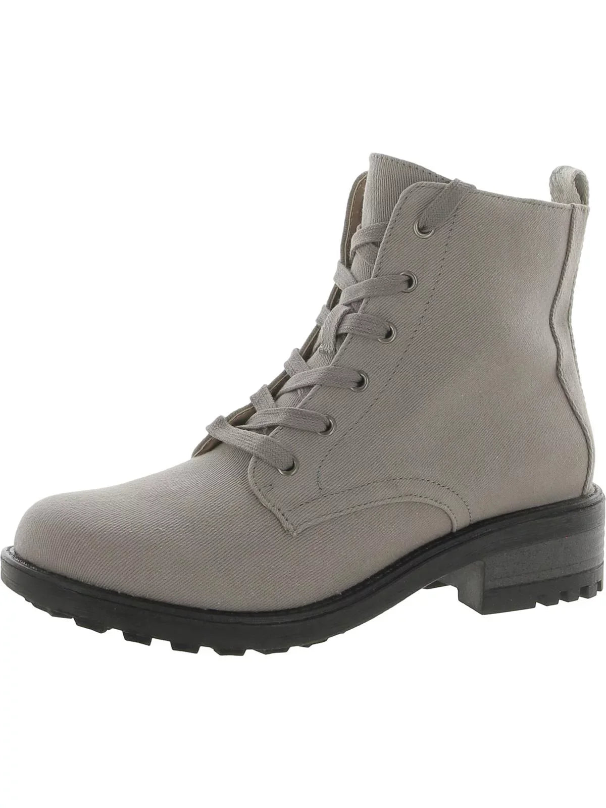 LifeStride Womens Kunis Canvas Padded Insole Hiking Boots