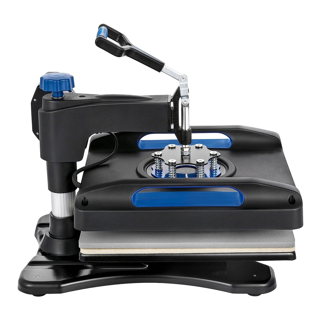 Blue Heat Press Machine 975W, 15 x 15 Inches Sublimation Transfer Printer, Digital Precise  Control Printing, 360 Swing Away Vinyl Transfer Printer for -Shirts, Canvas Bag, Pillow, Banner
