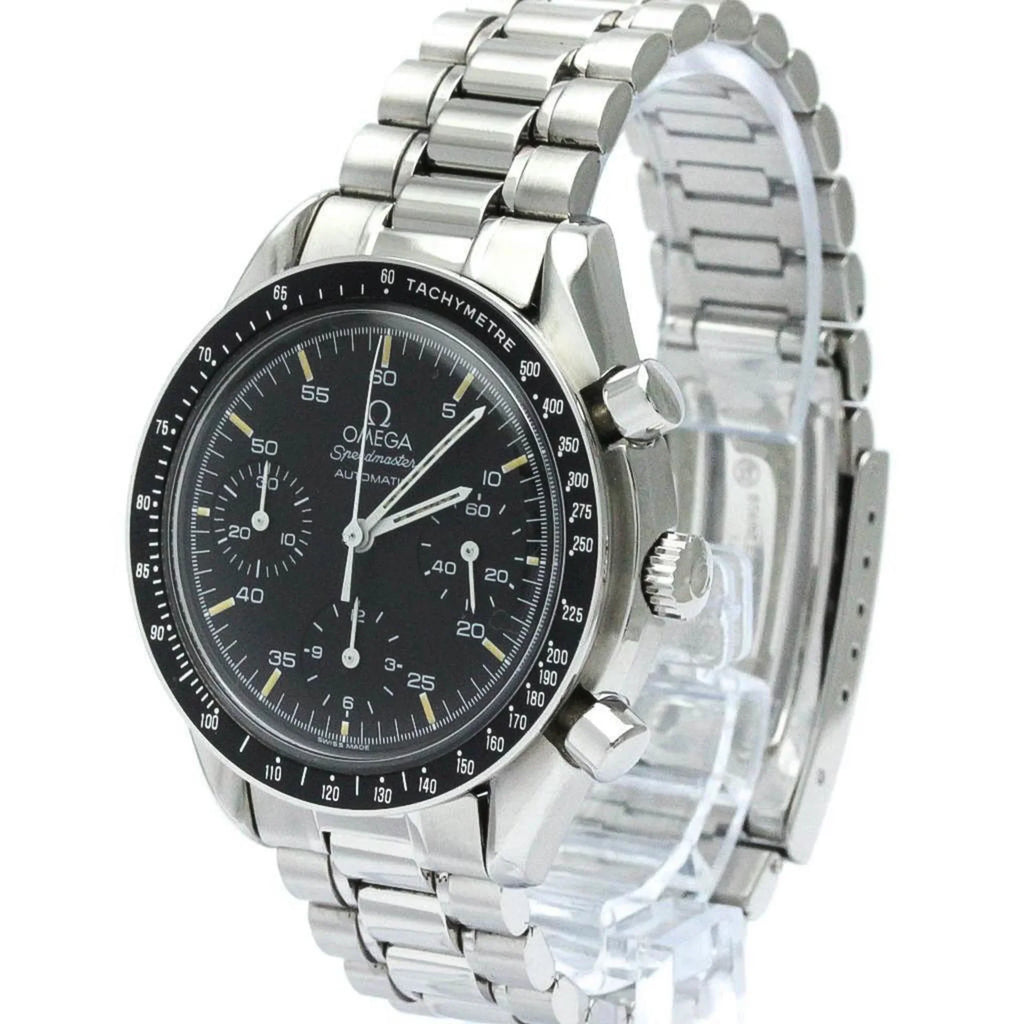 Pre-Owned Polished  Speedmaster Automatic Steel Mens Watch 3510.50  (Good)