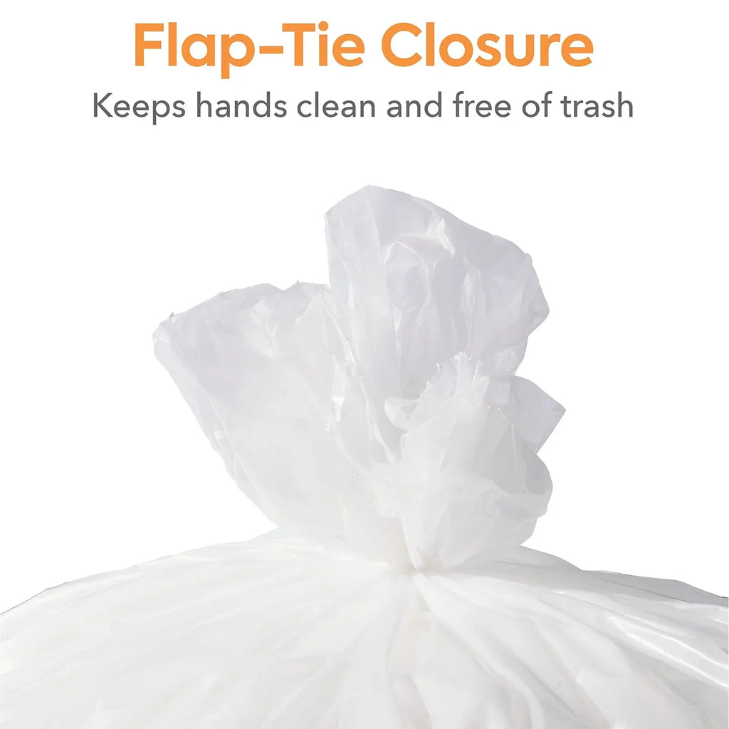 Coastwide Professional 55-60 Gallon Industrial Trash Bag 38" x 58" Low Density 1.3 mil Clear 100
