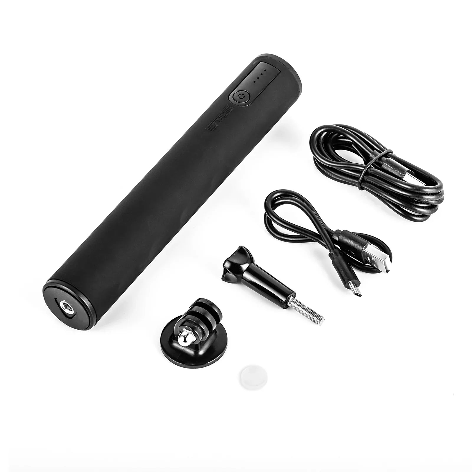 Walmeck  Multifunctional Power Bank Handle Grip with 6000mAh Large Capacity Battery 1/4 Inch Screw  Charging Port Replacement for  Action 2  Action   2   GoPro hero 8 9 10