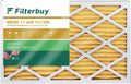 Filterbuy 12x25x2  11 Pleated   Furnace Air Filters (1-Pack)