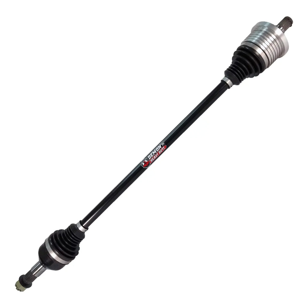 Demon Powersports Front Right Heavy Duty Lift Kit Axle (2006-21) Can Am Renegade/Outlander, Unique Boot On Terrain for Heat Reduction, 47 Degrees Larger Swing Angles (4”/6”(Gen2) Super  Lift Kit)