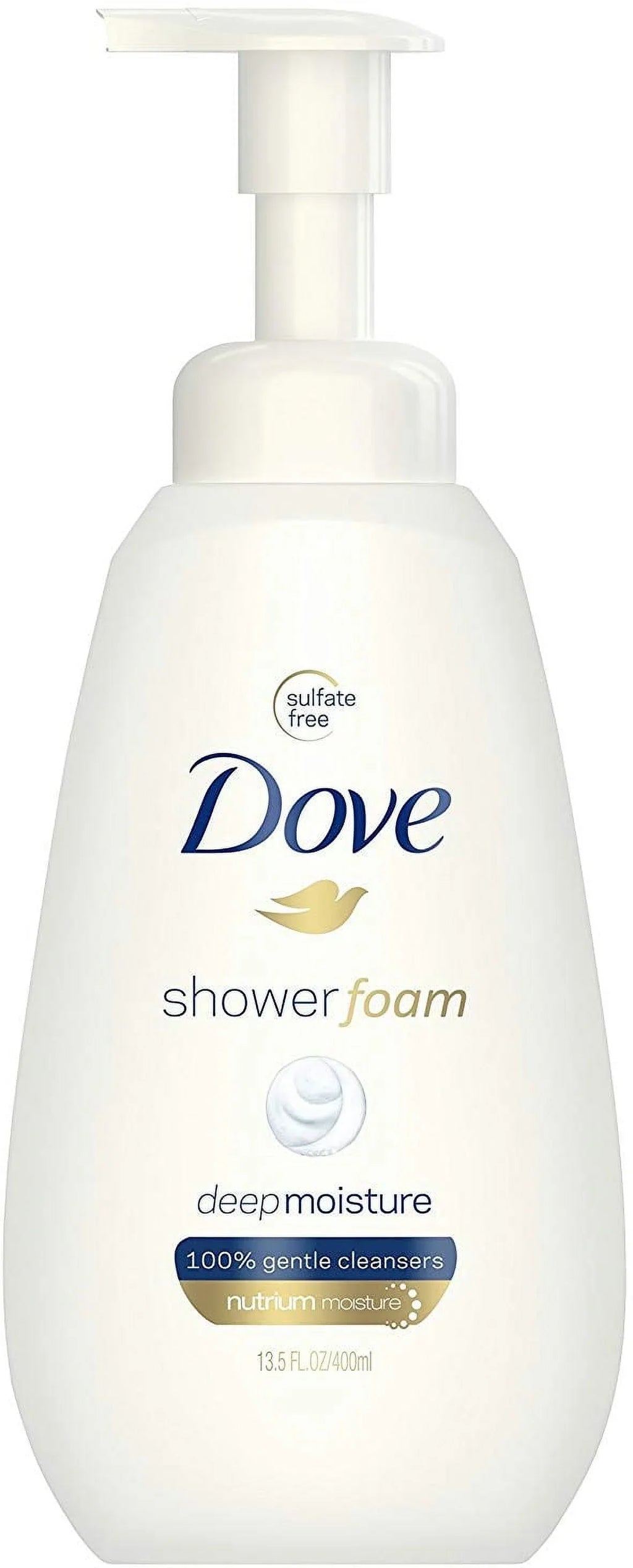 Dove Shower Foam Foaming Body Wash Deep Moisture Nutrium 13.5 oz (Pack of 3)