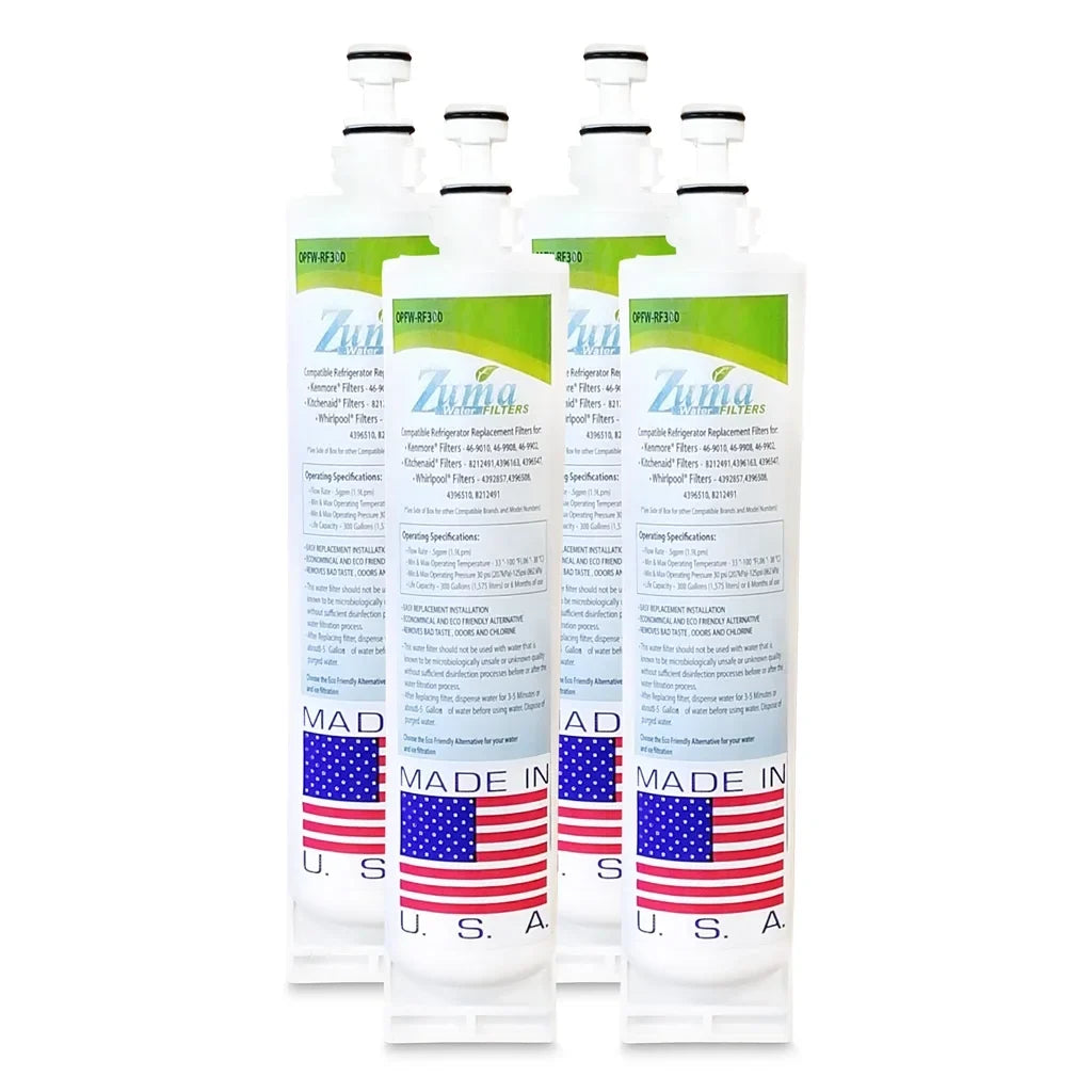 Brand , Water and Ice Filter , Model # - , Compatible with Whirlpool® 4392857 - 4 Pack - Made in ...