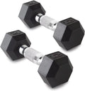 12LB Set Of 2 Hex Dumbbells Rubber Coated Cast Iron Hex Black Dumbbell Weights For Exercises Neoprene Dumbbell Hand Weights Anti-Slip Anti-Roll Hex Shape Colorful 12Lbs Pair
