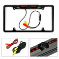 Cache Night Vision Car License Plate Rearview Camera - Black