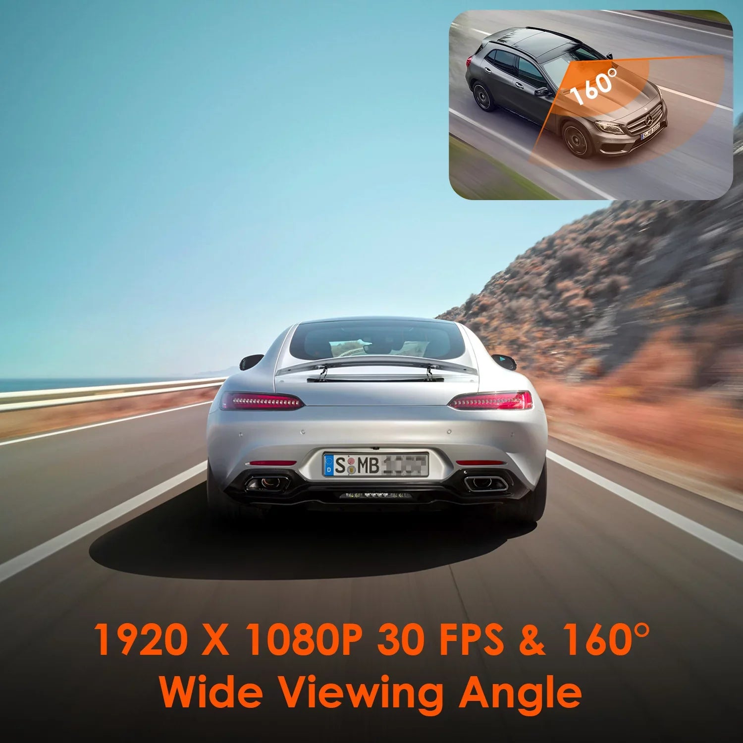 Vantrue  Mini Compact Voice Control Dash Cam 1920  1080P, WiFi Car camera with Dual  System, 24/7 Parking Mode, -Sensor, 160° Wide Angle, Support 512GB Max (  Lite)