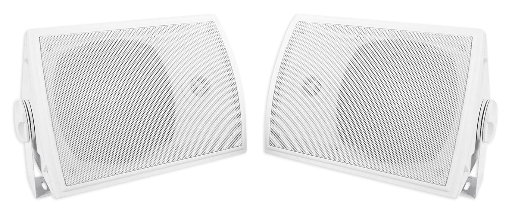 (8) Rockville -8 5.25" Outdoor/Indoor Home Theater Speakers+Swivel Brackets