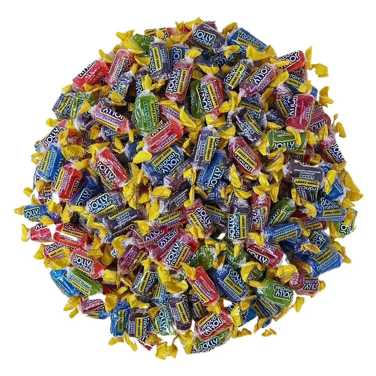 CandyKrave Premium Assorted Flavored Hard Candy - Individually Wrapped - Bulk Candy Bag - Long-Lasting Fruit Flavor Delight - 1.5 pound Resealable bag