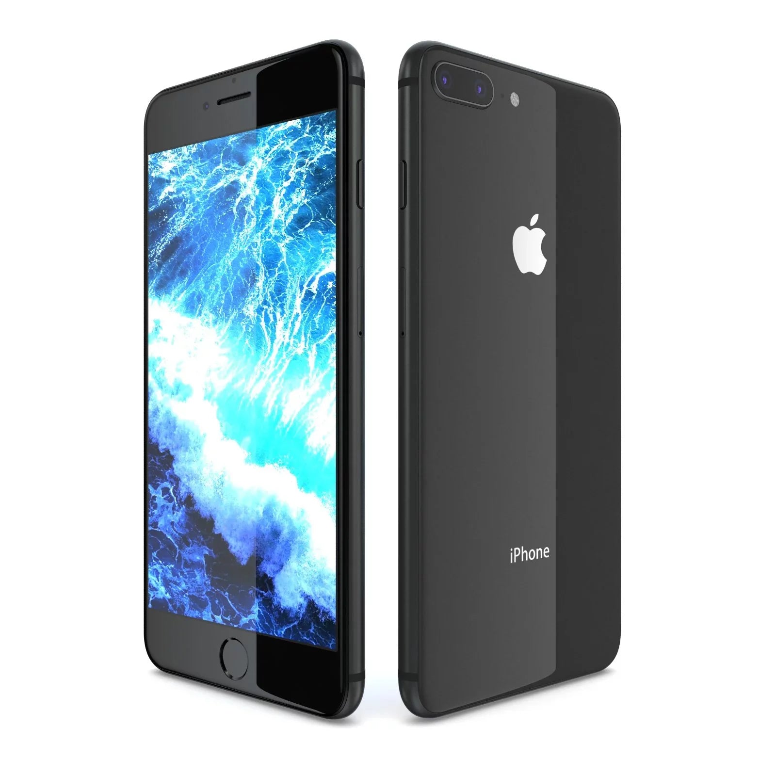 Restored Apple iPhone 8 Space Gray 4.7", 64 gb,  Unlocked Locked to & TMobile Cricket (Refurbished)