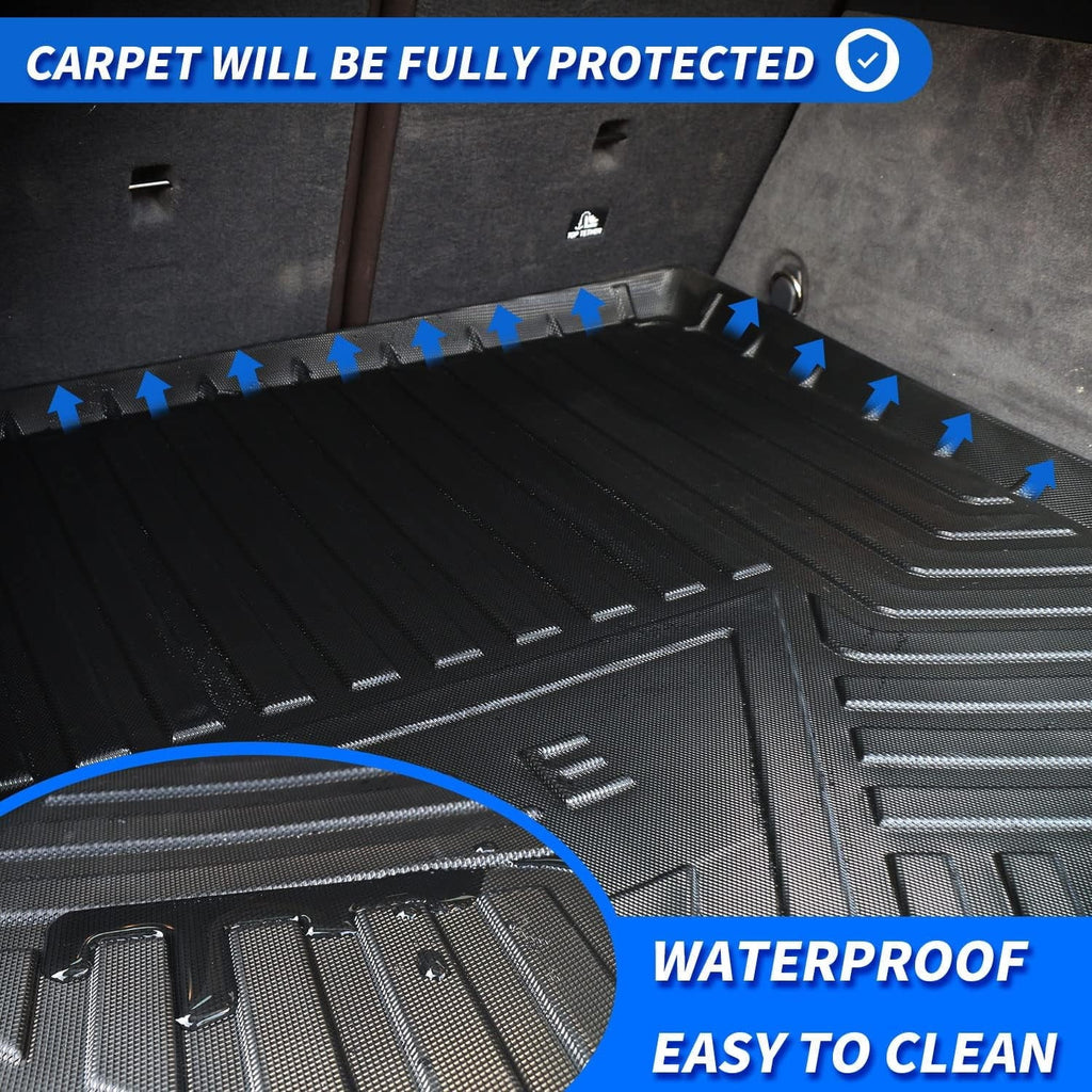 Cargo Liner Fit 2017-2022 Honda - All Weather Rear Trunk Cover Cargo Tray Floor Mat for Honda - 2017 2018 2019 2020 2021 2022 Accessory, Black