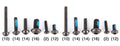 HobbyFlip Quadcopter Screw Set Runner 250--13 Compatible with Walkera Runner 250 Racer 2 Pack