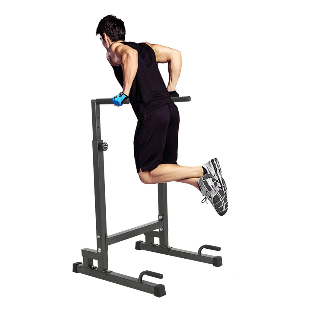 Adjustable Strength Training Exercise Power Rack Exercise Stand Bar for Home Gym