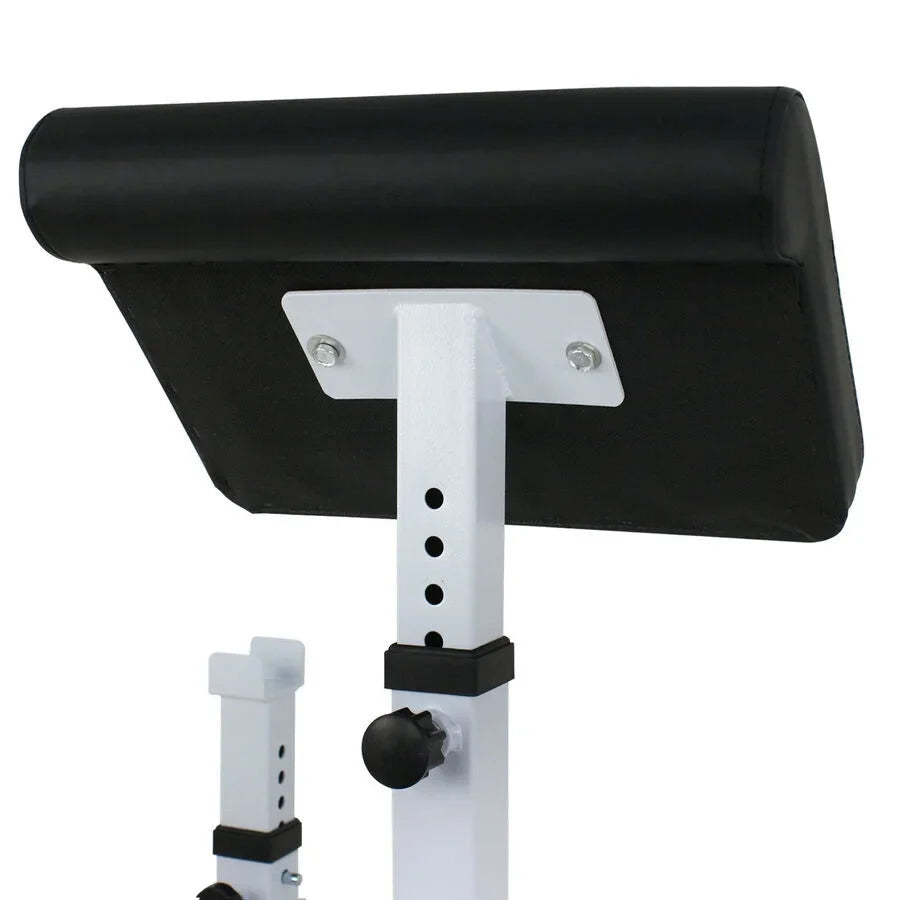 Adjustable Arm Curl Weight Bench for Muscle Strength Training