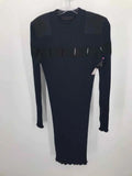 Pre-Owned Alexander Wang Navy Size Large Knee Length Long Sleeve Dress