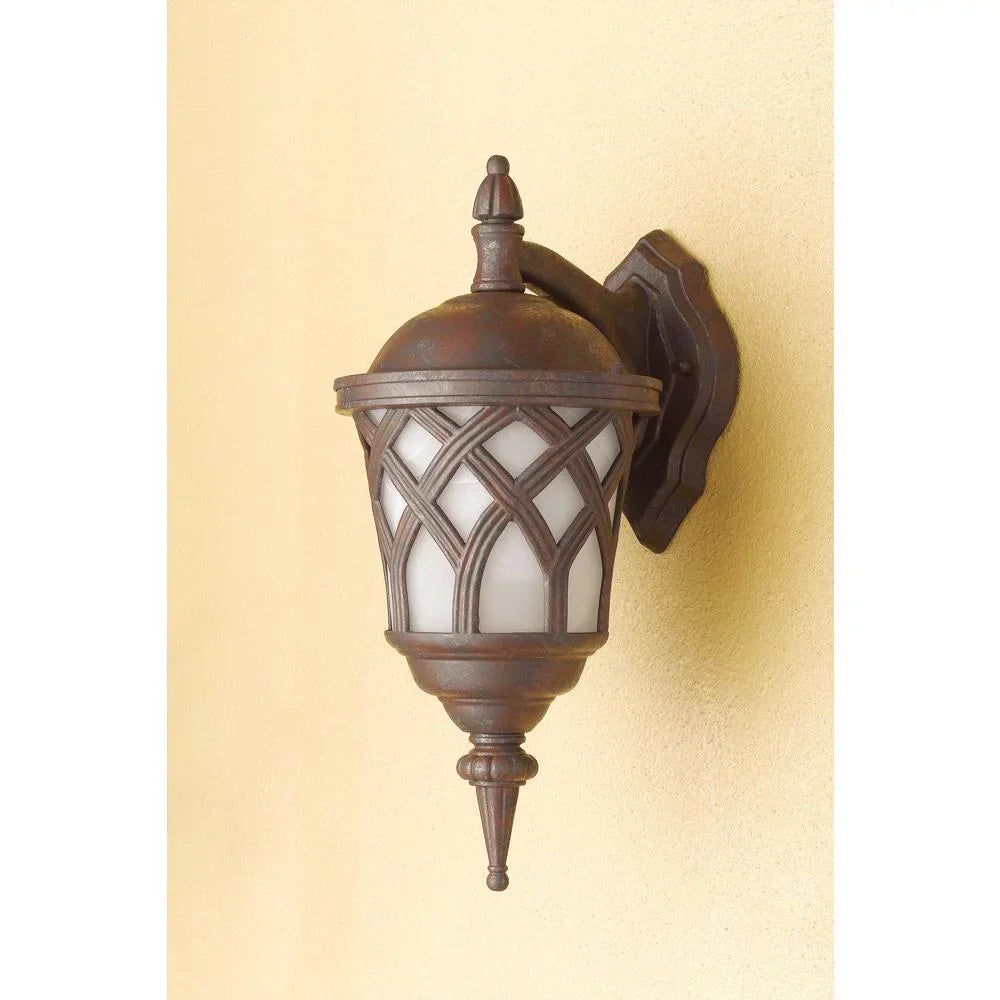 '-160WD--Cal Lighting-1 Light Outdoor Wall Lantern-16.75 Inches Tall and 7.5 Inches Wide