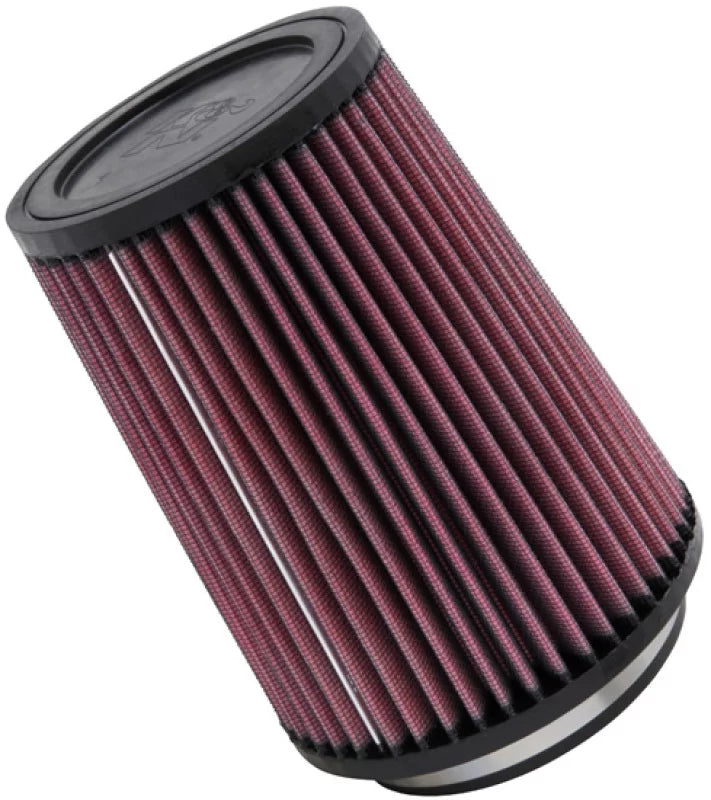& Universal Clamp-On Engine Air Filter: Washable and Reusable: Round Tapered; 4 in (102 mm) Flange ; 7 in (178 mm) Height; 5.375 in (137 mm) Base; 4.375 in (111 mm) Top , -2590
