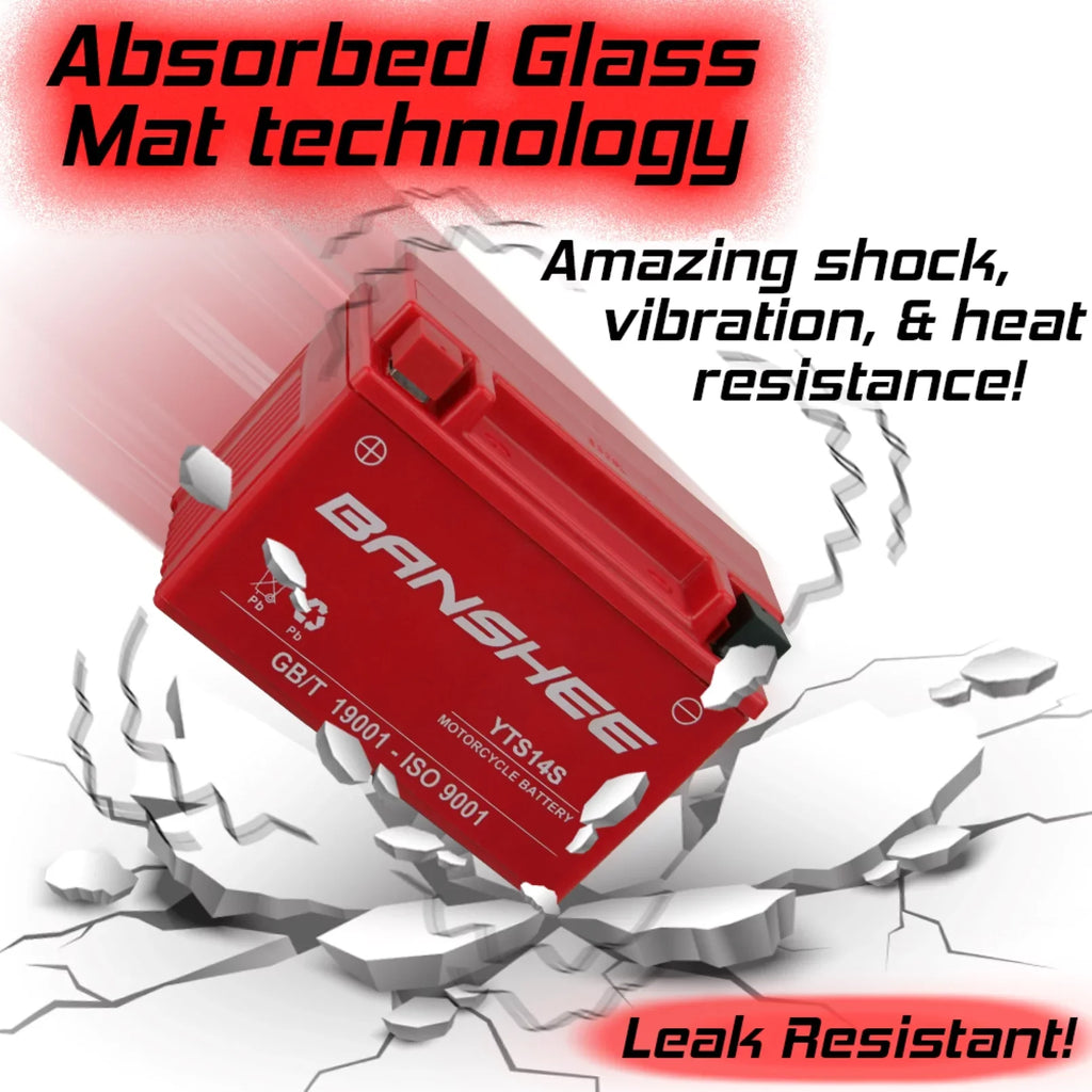 Banshee  Motorsports Battery Compatible with   (Auxiliary Battery)