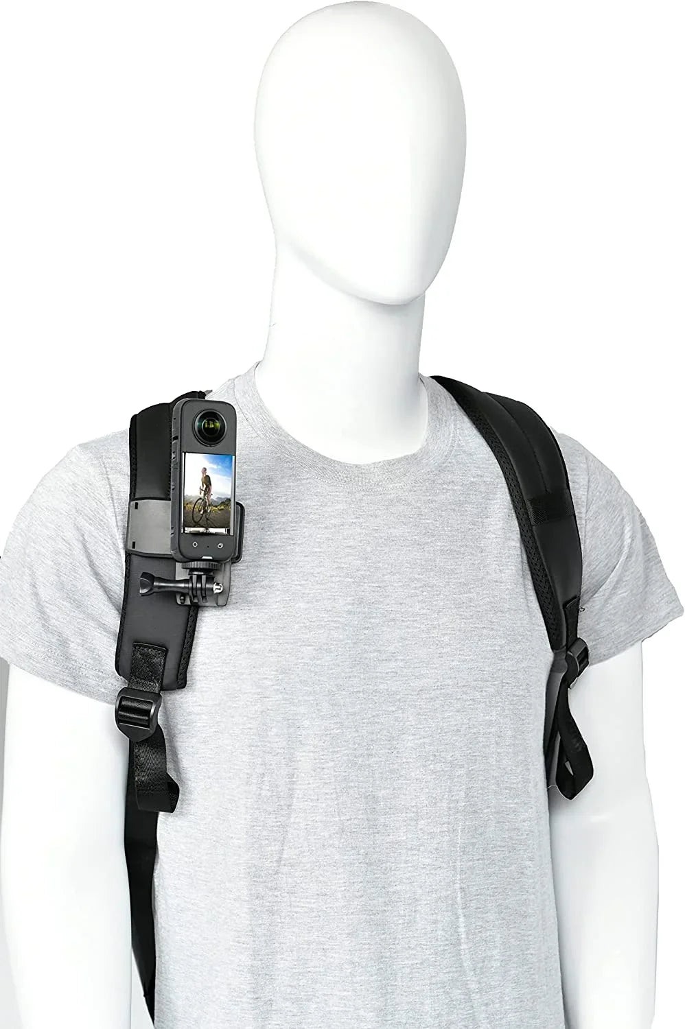 Action Camera Accessory Kit Chest Strap Mount Head Mount Wrist Strap Backpack Mount for Insta360 One /