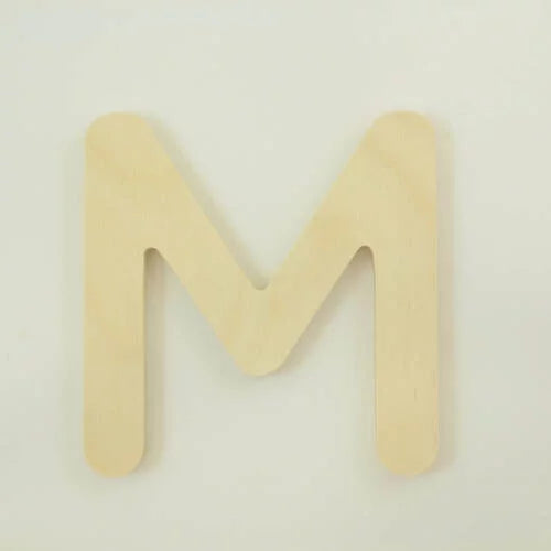 Package of 1, 18 Inch  1" Baltic Birch "" Wood Letters In The Gotham Rounded Font | Thick | Upper Case For Art & Craft Project, Made in