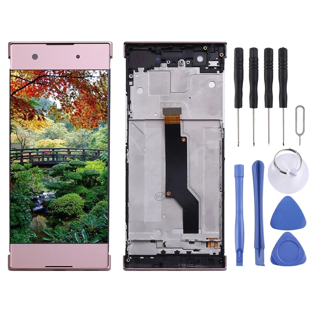 Cellphone Repair Parts    Screen for Sony Xperia     Digitizer Full Assembly with Frame