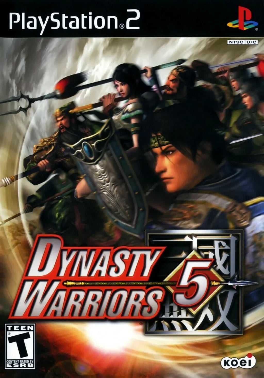 Dynasty Warriors 5 [PlayStation 2  Koei Strategy Guan Yu Lei Bei Lu Bu]