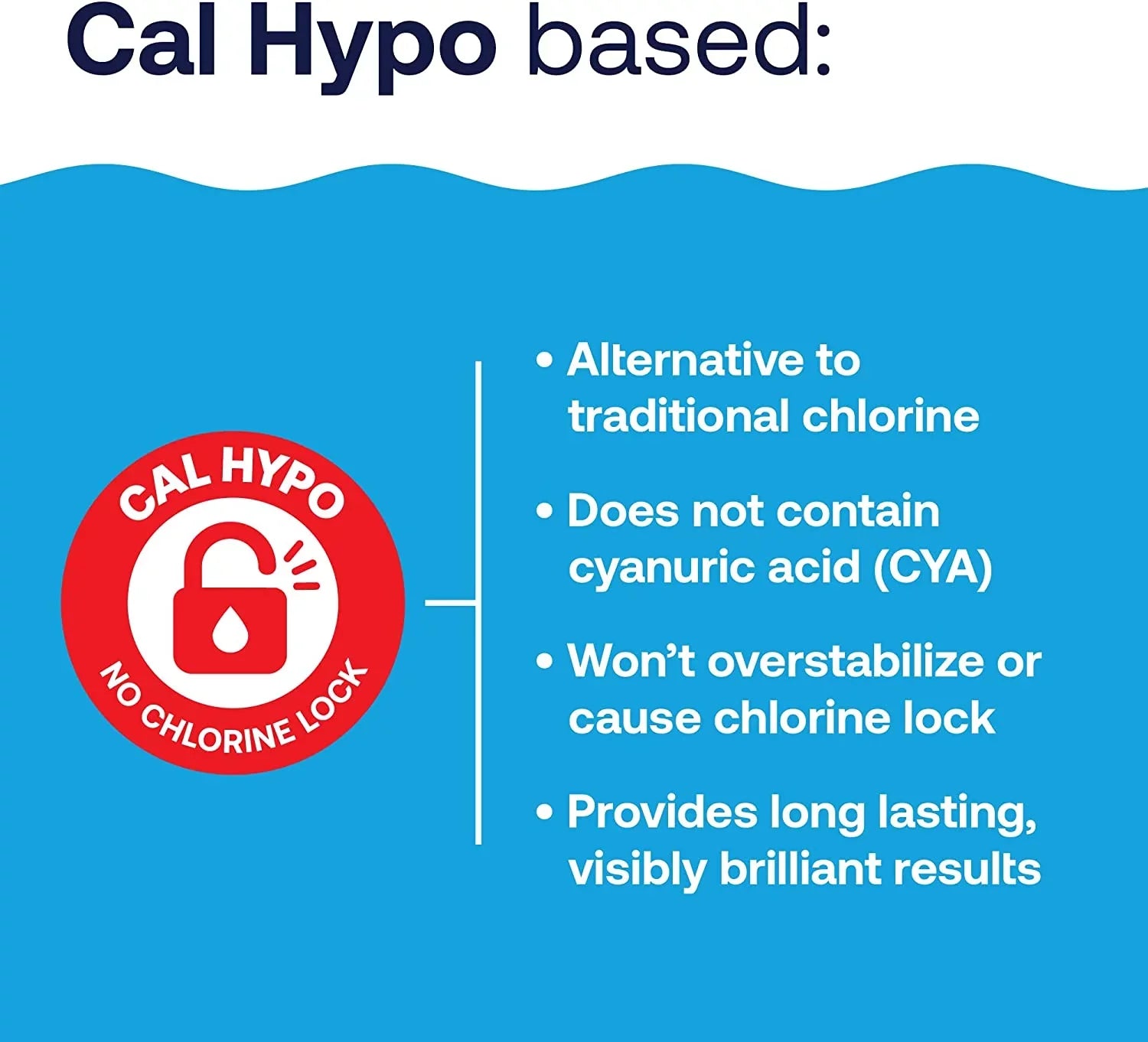 Pool Care Shock Advanced, Swimming Pool Chemical Prevents Bacteria & Algae, Cal Hypo Formula, 1 lb (Pack of 6)