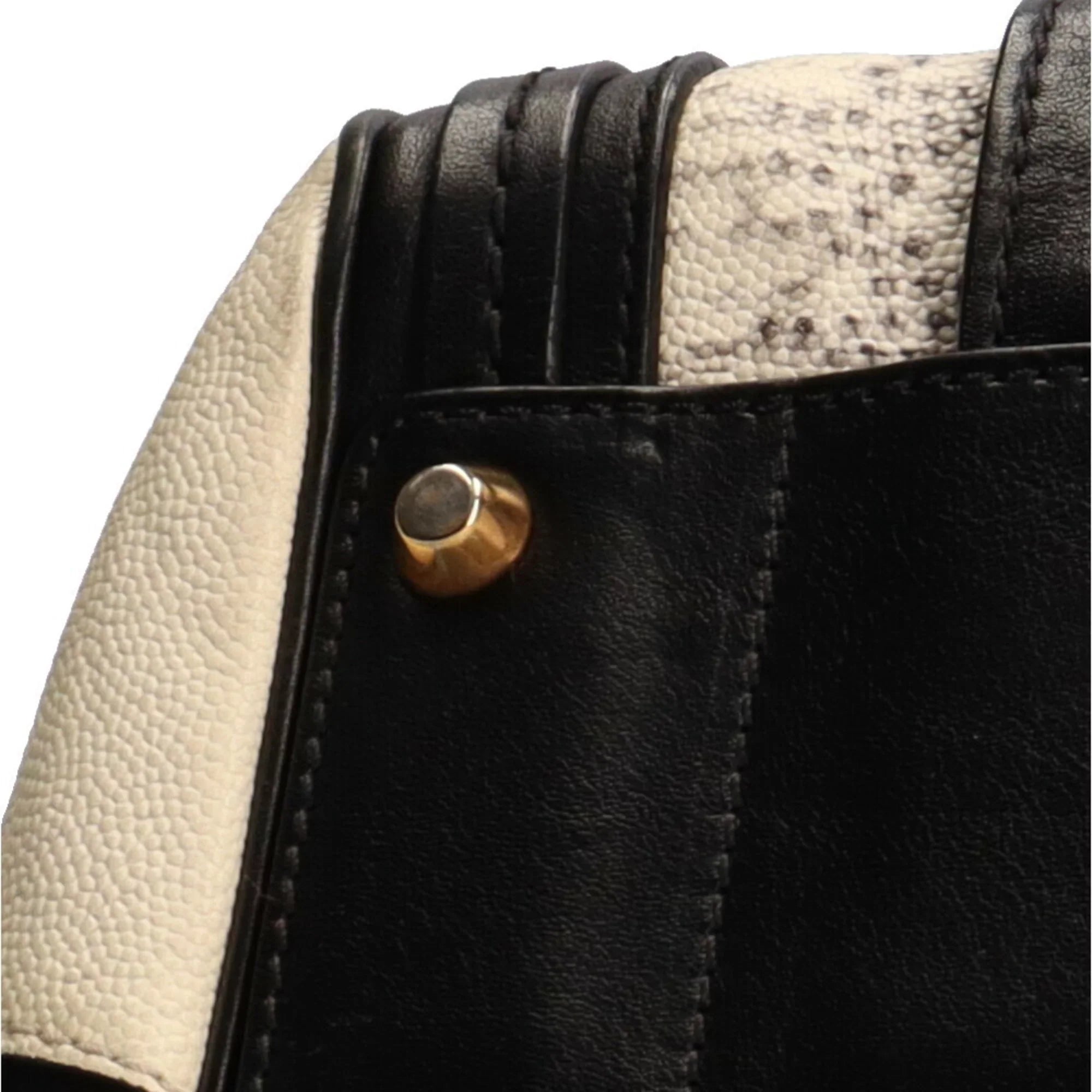 Pre-Owned Chloé Chloe Little Alice Shoulder Bag Leather Beige Women's (Good)