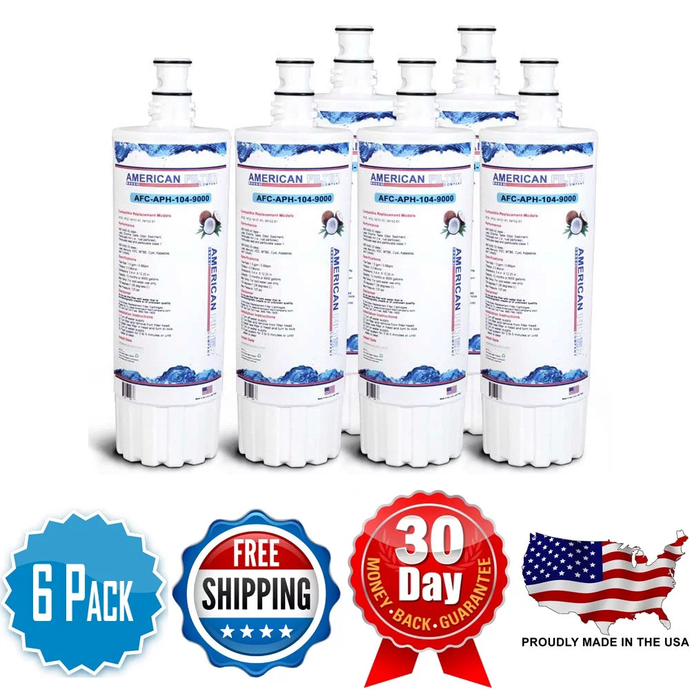 Brand , Water Filters , Compatible with BodyGlove® -1000 - 6 Pack - Made in ...
