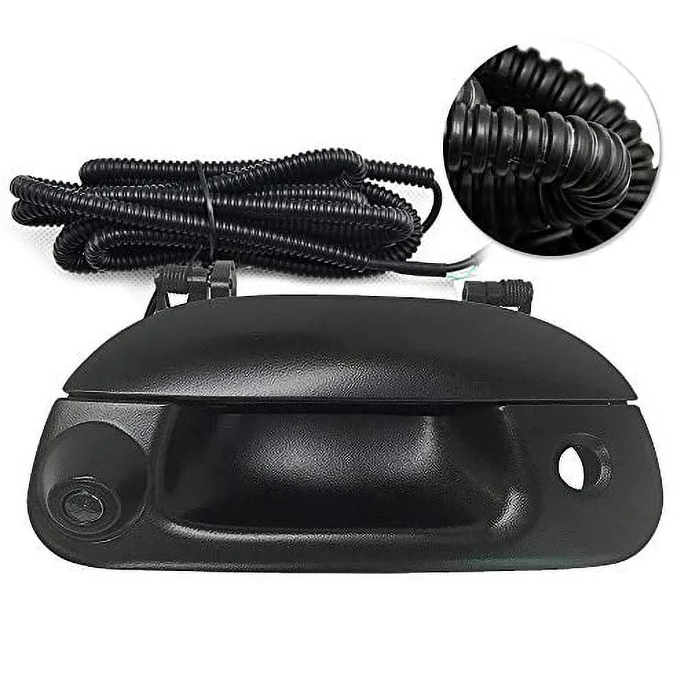 Videosystem Tailgate Replace Rear View Camera Car Backup Tailgate Handle Camera for Ford 1997-2007     ,Tailgate Door Handle Replacement Camera(Color: Black)