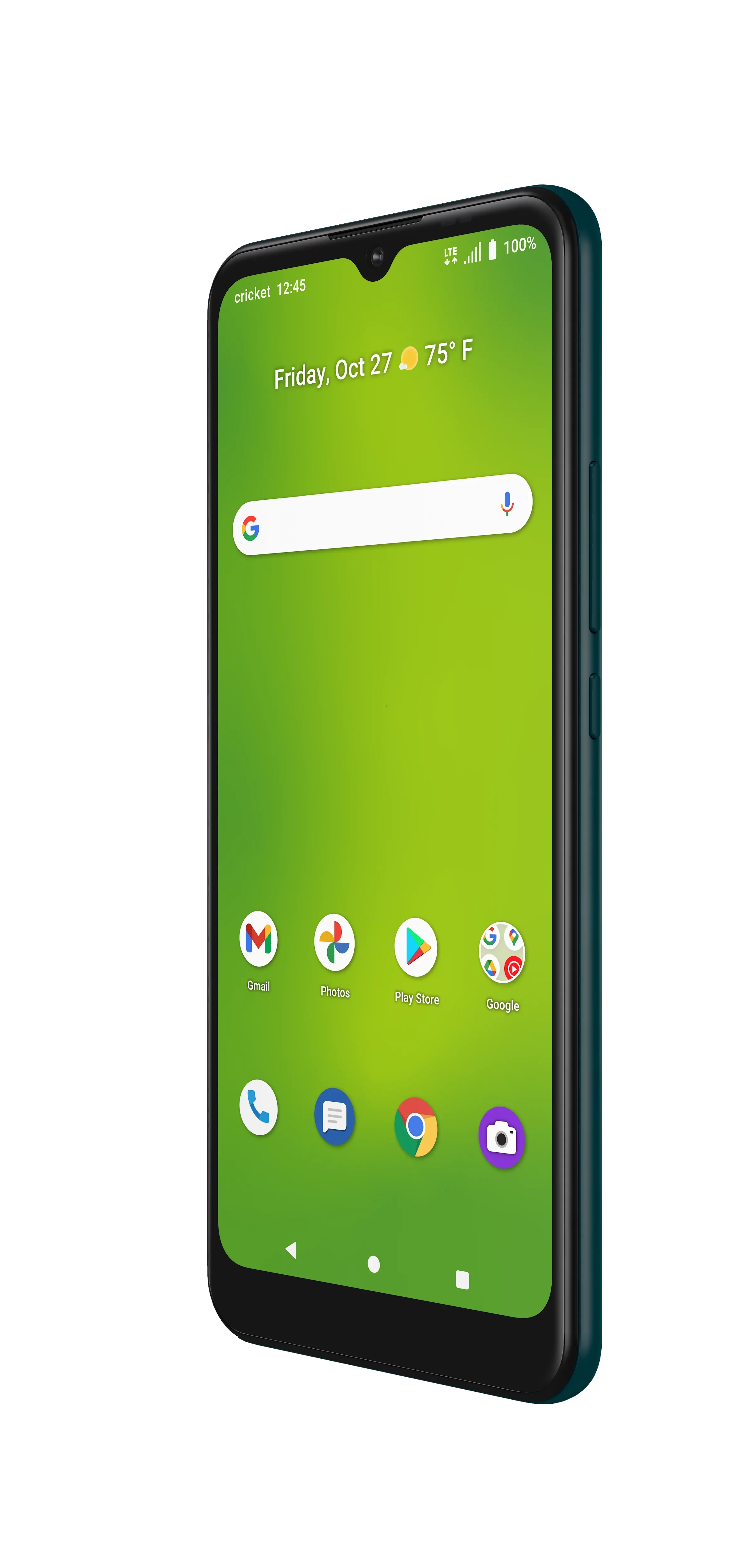 Cricket Wireless Splendor, 32GB, Rainforest Green - Prepaid Smartphone