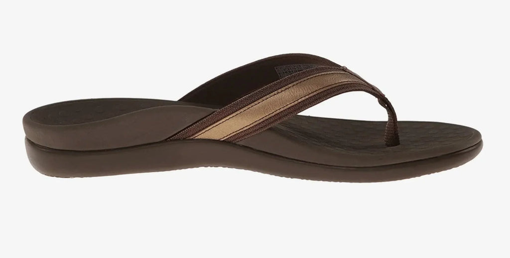 Vionic   Bronze Mettallic Women's Flip Flop Sandals