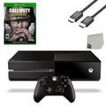 Pre-Owned Microsoft Xbox One Original 500GB Gaming Console Black  Cable With Call of Duty  Game   Bundle