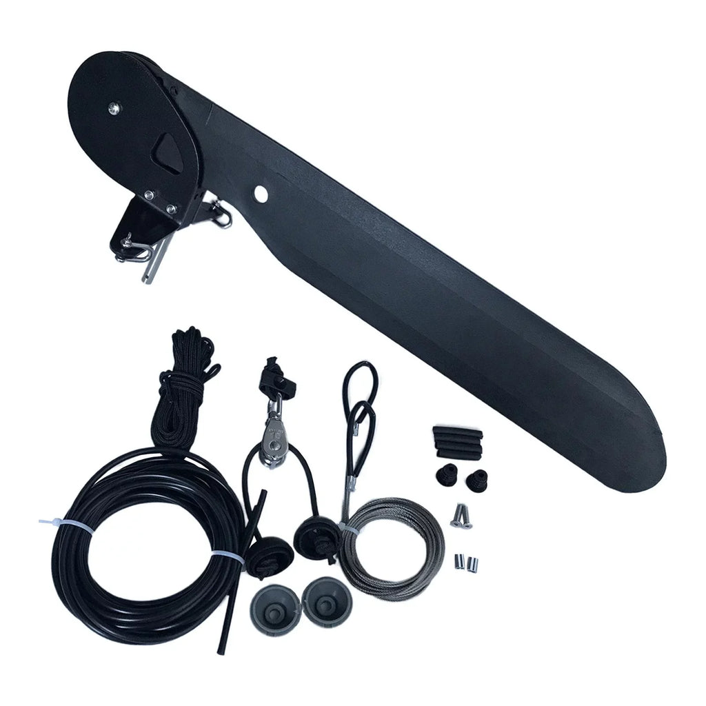 Kayak Rudder, Fishing Watercraft Canoe Nylon Boat Rudder Replacement Parts Foot Control Steering System for Kayak Accessories