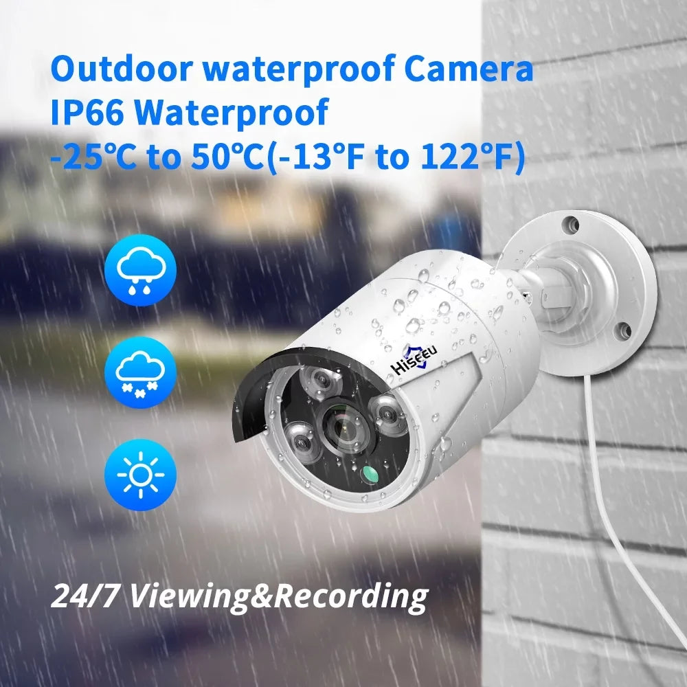 Anself 5MP Super  Camera with Audio Night Motion Detection Remote Access  Waterproof