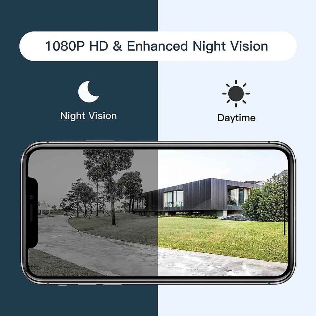 Arenti Wireless Outdoor Security Camera, (2Pack)  Wifi Rechargeable Battery Powered Night Vision 2-Way Audio  Motion Detection Surveillance Camera (Supports Only 2.4Ghz Wi-Fi)