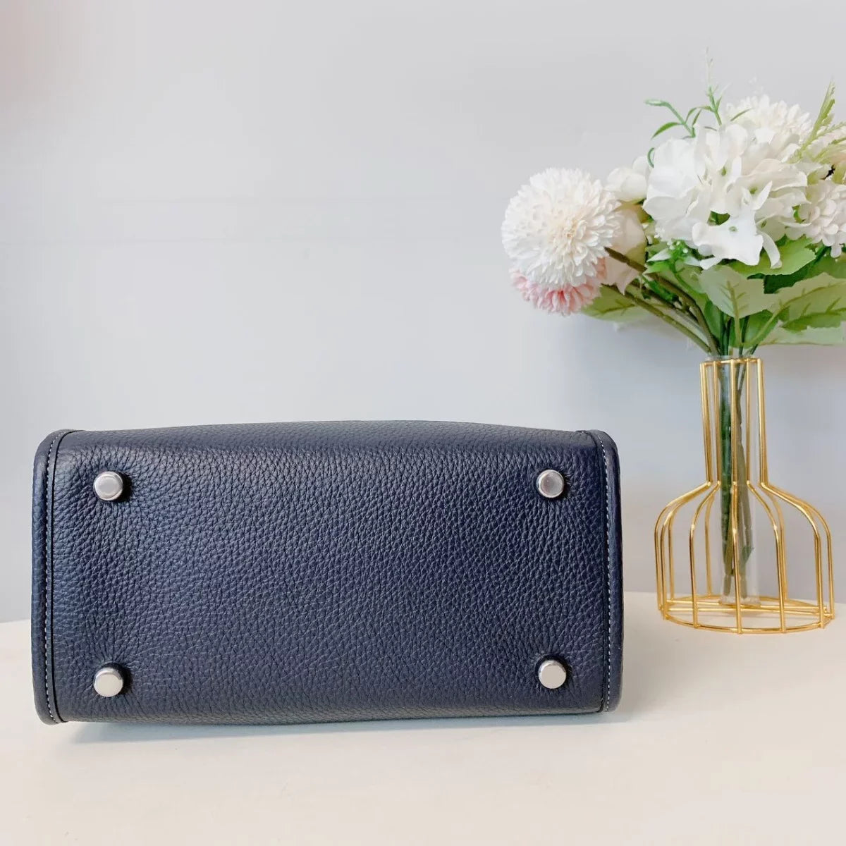 Dempsey Tote 22 In Signature Jacquard With Stripe And Coach Patch (Denim / Midnight Navy Multi)
