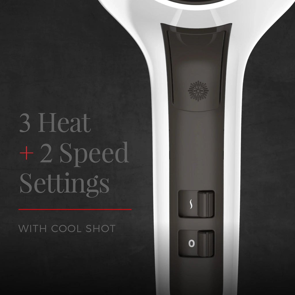 Remington Salon Collection Air3D™ Ceramic Hair Dryer, 1760 Watts, White