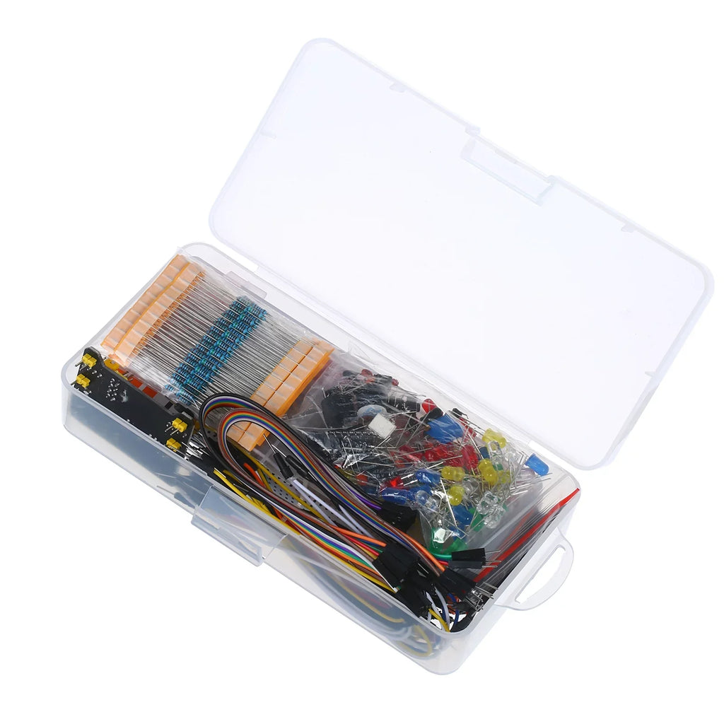 830 Breadboard Set Electronics Component Starter  Kit with Box Compatible with Component Package