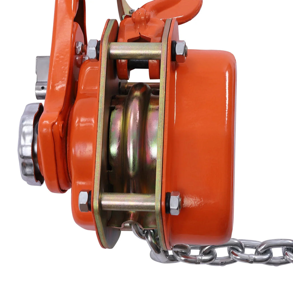 0.75T Lever Block Chain Hoist Come Along Puller 10Ft Chain Lifter Ratchet Type