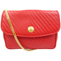 Pre-Owned Celine leather red chain shoulder bag (Good)