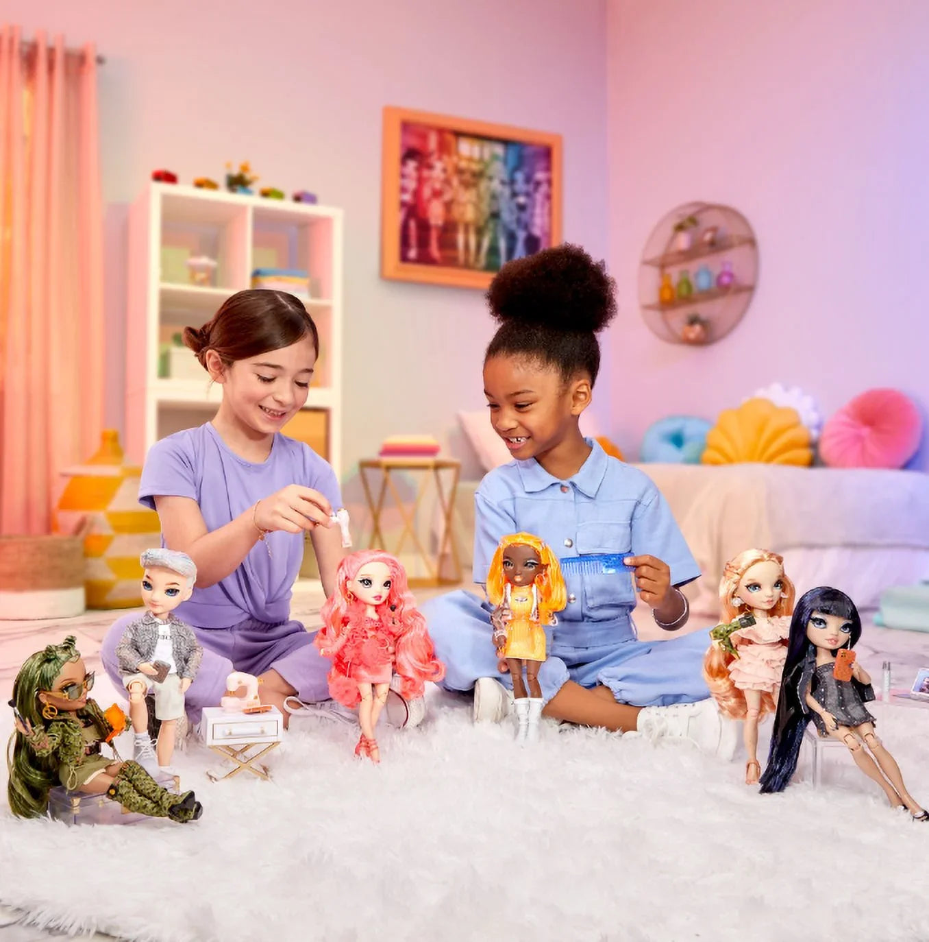 Rainbow High Priscilla- Pink Fashion Doll. Fashionable Outfit & 10+ Colorful Play Accessories. Great Gift for Kids 4-12 Years Old and Collectors