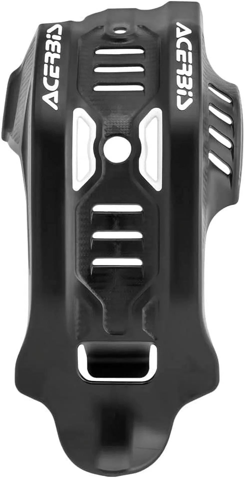 Acerbis Plastic  Skid Plate with Linkage Guard Black/White for Husqvarna  450 2017-2018